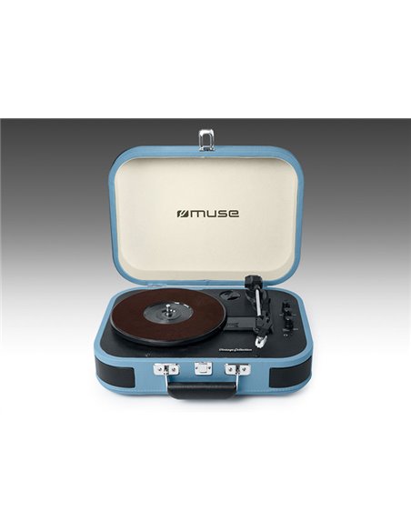 Placă turnantă de vinil MUSE MT-201 BTB, Albastru