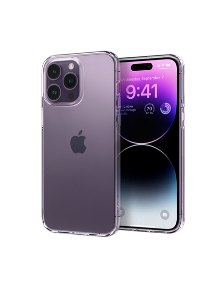 Чехол Spigen iPhone 14 Pro, Liquid Crystal, Прозрачный