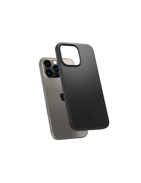 Husă Spigen iPhone 14 Pro, Thin Fit, Negru