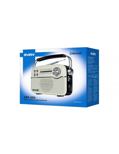 Radio portabil SVEN SRP-500, Alb