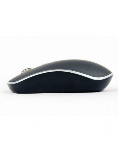 Mouse Wireless Gembird MUSW-4B-06-BS, Negru/Argintiu