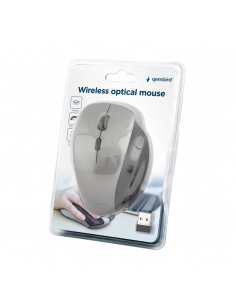 Mouse Wireless Gembird MUSW-6B-02, Gri | Negru 2