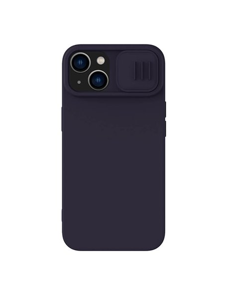 Чехол Nillkin iPhone 14 CamShield Silky Magnetic Silicone, Темно-фиолетовый