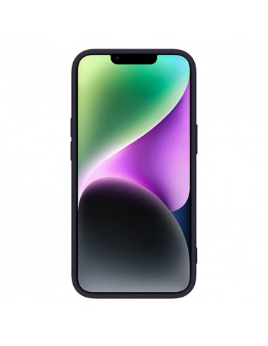 Чехол Nillkin iPhone 14 CamShield Silky Magnetic Silicone, Темно-фиолетовый