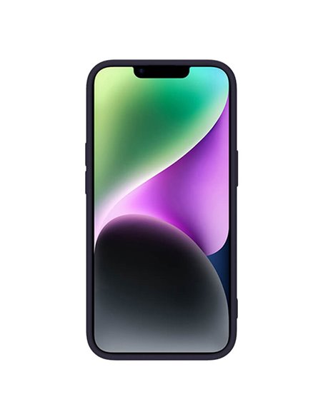 Чехол Nillkin iPhone 14 CamShield Silky Magnetic Silicone, Темно-фиолетовый