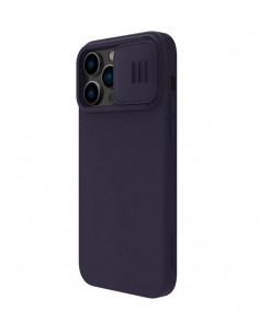 Чехол Nillkin iPhone 14 Pro, CamShield Silky Silicone, Dark Purple 2