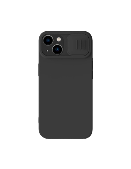 Husă Nillkin iPhone 14 Plus, CamShield Silky Silicone, Negru