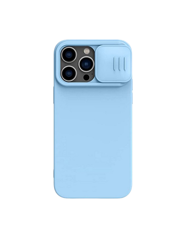 Чехол Nillkin iPhone 14 Pro Max, CamShield Silky Silicone, Blue Haze
