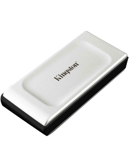 SSD portabil extern Kingston XS2000, 500 GB, Argintiu (SXS2000/500G)