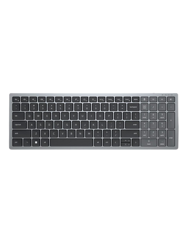 Клавиатура DELL KB740, Беспроводное, Серый