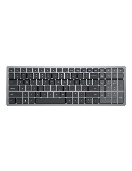 Клавиатура DELL KB740, Беспроводное, Серый