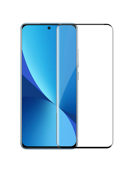 Защитное стекло Nillkin Xiaomi Mi 12/12X 3D CP+MAX, Чёрный