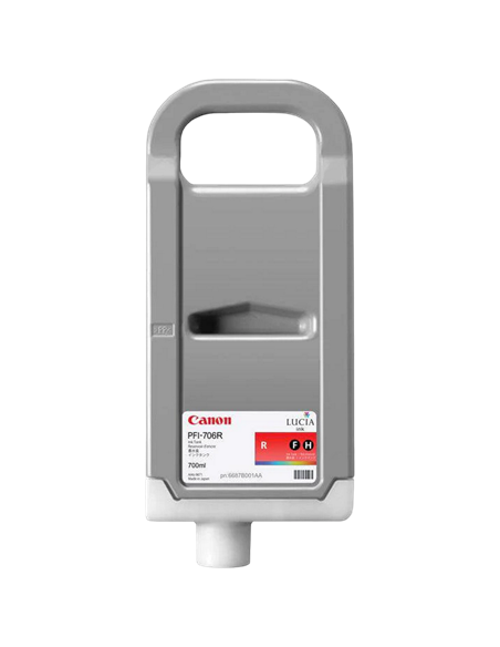 Картридж чернильный Canon PFI-706, 700мл, Красный