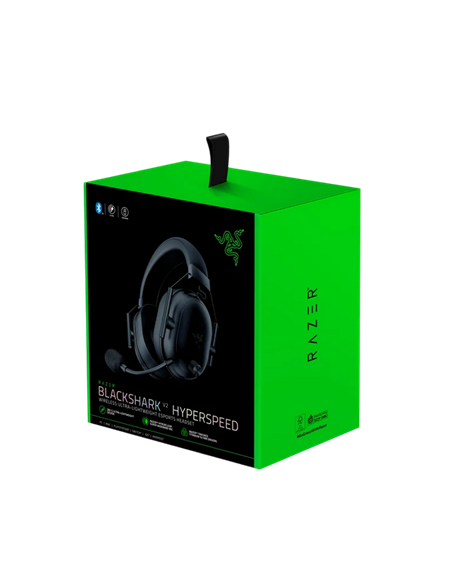 Игровая Гарнитура Razer BlackShark V2 HyperSpeed, Беспроводной/Проводной, Чёрный
