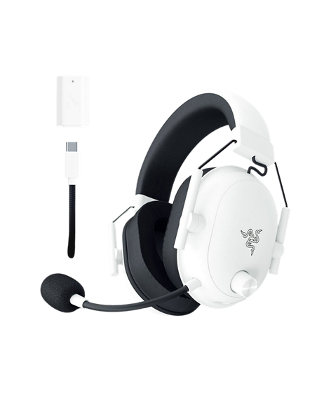 Игровая Гарнитура Razer BlackShark V2 HyperSpeed, Беспроводной/Проводной, Белый