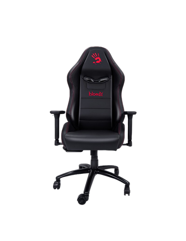Игровое кресло Bloody GC-350, Экокожа, Чёрный