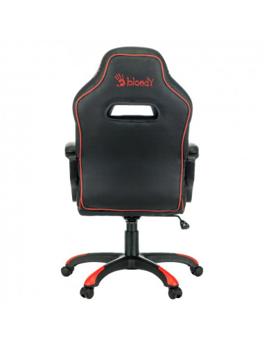 Игровое кресло Bloody GC-350, Экокожа, Чёрный