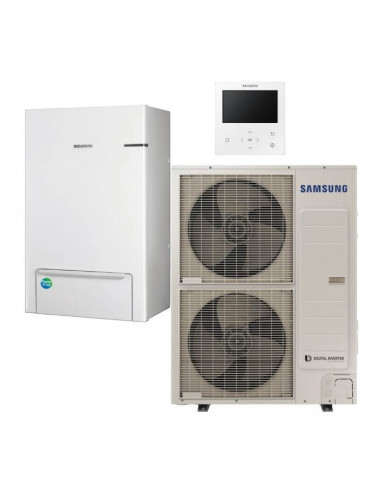 Pompă de căldura Aer-Apă Samsung EHS Split, R-410A, 16kW.h, AE160ANYDGH+AE160AXEDGH