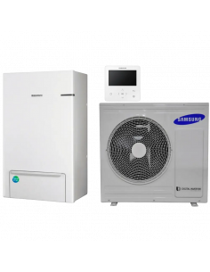 Тепловой насос воздух-вода Samsung EHS Split, R-32, 9кВт.ч, AE090RNYDEG+AE090RXEDEG