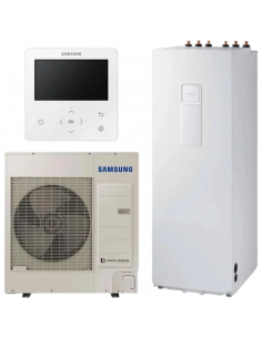 Тепловой насос воздух-вода Samsung EHS ClimateHub Split, R-32, 6кВт.ч, AE260RNWSEG+AE060RXEDEG