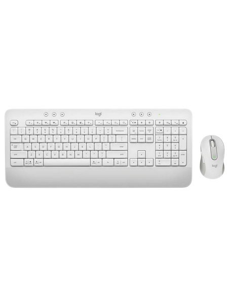 Set Tastatură + Mouse Logitech MK650, Fără fir, Alb