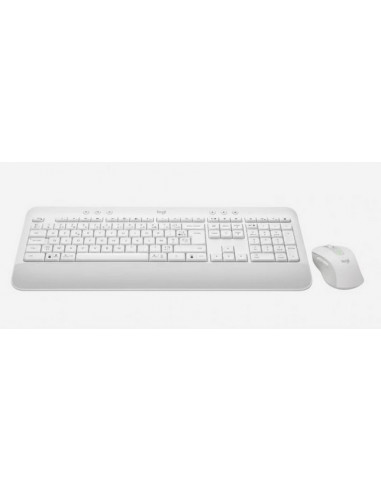 Set Tastatură + Mouse Logitech MK650, Fără fir, Alb
