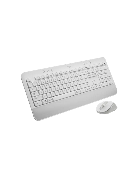 Set Tastatură + Mouse Logitech MK650, Fără fir, Alb