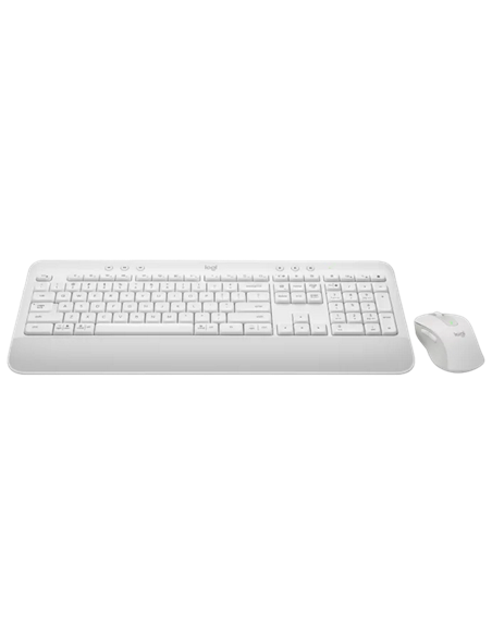 Set Tastatură + Mouse Logitech MK650, Fără fir, Alb