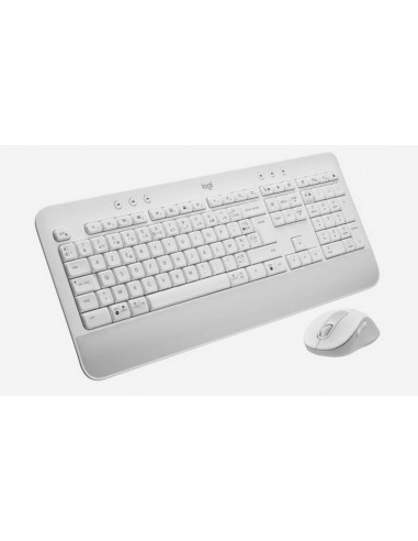 Set Tastatură + Mouse Logitech MK650, Fără fir, Alb
