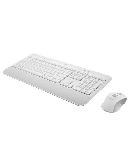 Set Tastatură + Mouse Logitech MK650, Fără fir, Alb