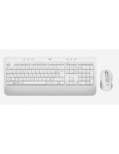 Клавиатура и мышь Logitech MK650, Беспроводное, Белый