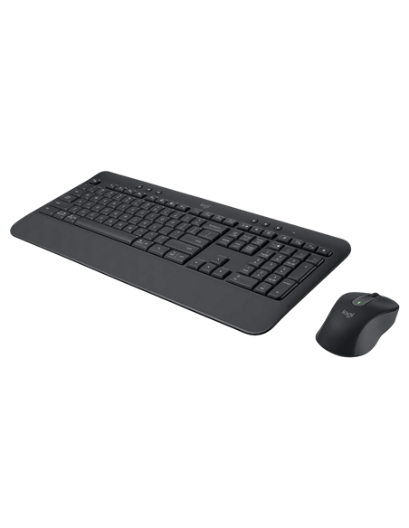 Set Tastatură + Mouse Logitech MK650, Fără fir, Grafit