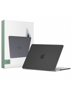Husă pentru laptop Tech Protect Smartshell Macbook Air 13 (2022), 13.6", Policarbonat, Negru mat 2