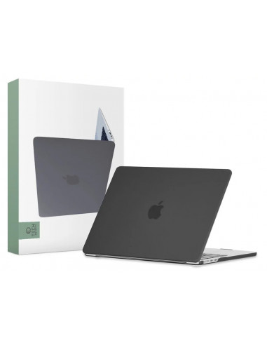 Husă pentru laptop Tech Protect Smartshell Macbook Air 13 (2022), 13.6", Policarbonat, Negru mat