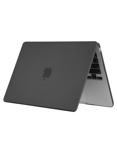 Husă pentru laptop Tech Protect Smartshell Macbook Air 13 (2022), 13.6", Policarbonat, Negru mat