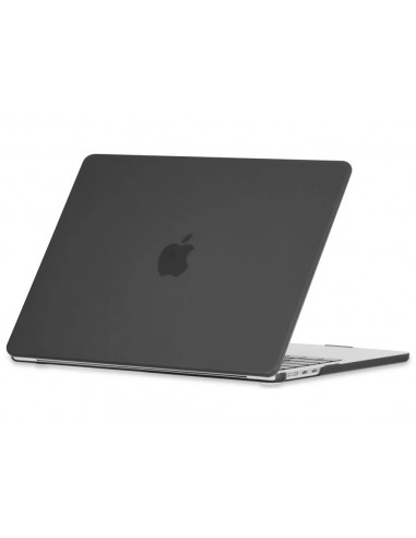 Husă pentru laptop Tech Protect Smartshell Macbook Air 13 (2022), 13.6", Policarbonat, Negru mat