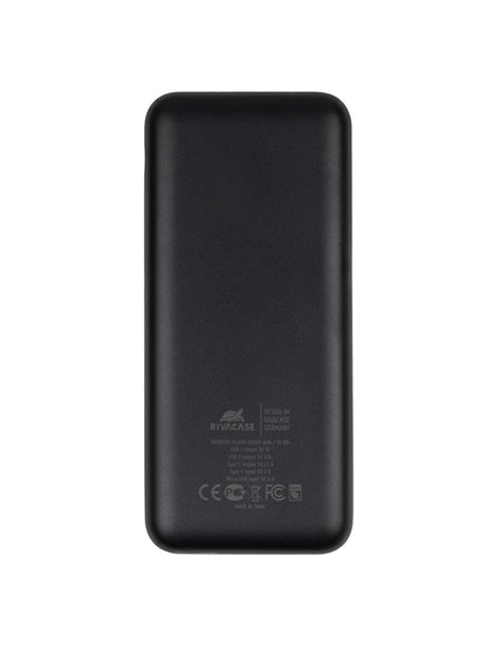 Acumulator extern RivaCase VA2081, 20000mAh, Negru Acumulator extern RivaCase VA2081, 20000mAh, Negru