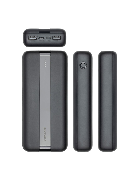 Acumulator extern RivaCase VA2081, 20000mAh, Negru Acumulator extern RivaCase VA2081, 20000mAh, Negru