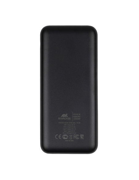 Acumulator extern RivaCase VA2081, 20000mAh, Negru Acumulator extern RivaCase VA2081, 20000mAh, Negru