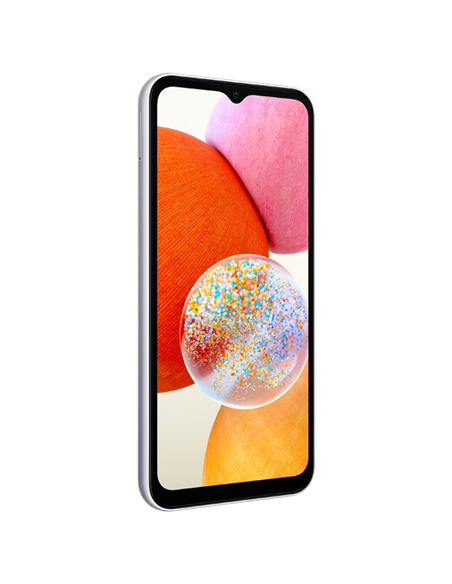 Смартфон Samsung Galaxy A14, 4Гб/64Гб, Серебристый