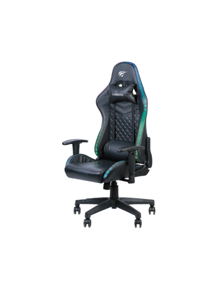 Игровое кресло Havit GC927, ПВХ Кожа, Чёрный