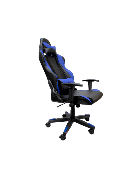 Scaun Gaming Havit GC932, PVC Piele, Albastru/Negru