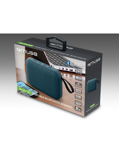 Boxă portabilă MUSE M-307 BT, Turcoaz închis