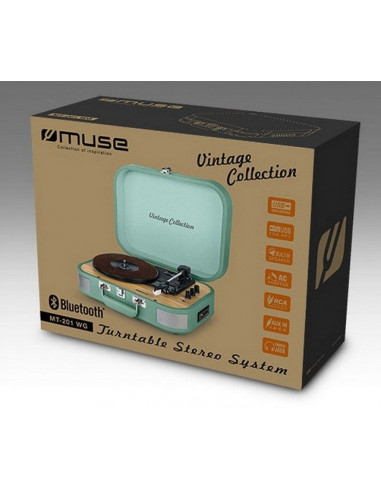 Sistem audio MUSE MT-201 WG, Verde
