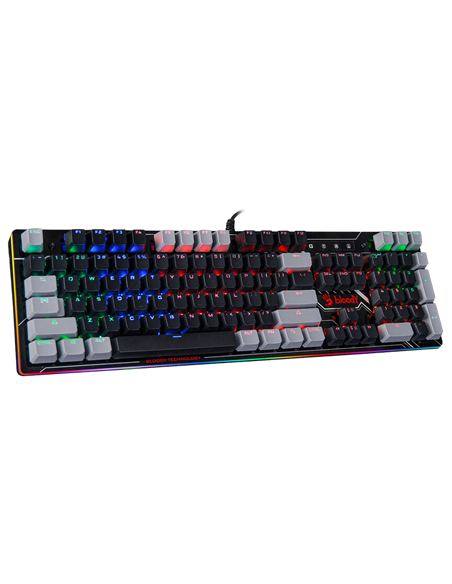 Tastatură Bloody B808N, Cu fir, Negru | Gri Tastatură Bloody B808N, Cu fir, Negru | Gri