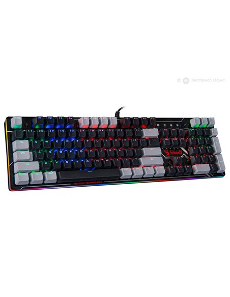 Tastatură Bloody B808N, Cu fir, Negru | Gri Tastatură Bloody B808N, Cu fir, Negru | Gri