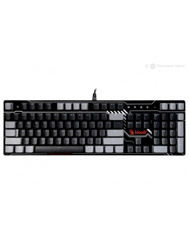 Tastatură Bloody B808N, Cu fir, Negru | Gri