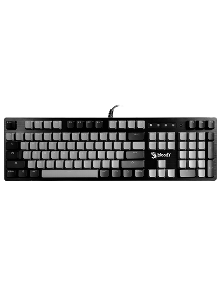 Клавиатура Bloody B828N, Проводное, Серый | Черный