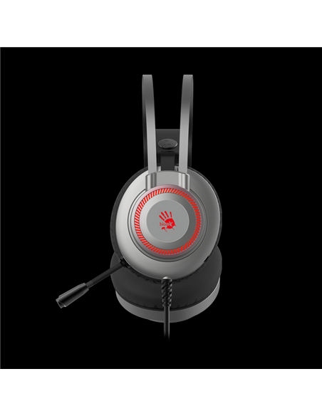 Căști gaming Bloody J200S, Cu fir, Grey