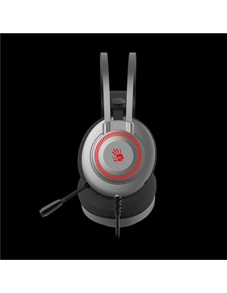 Căști gaming Bloody J200S, Cu fir, Grey